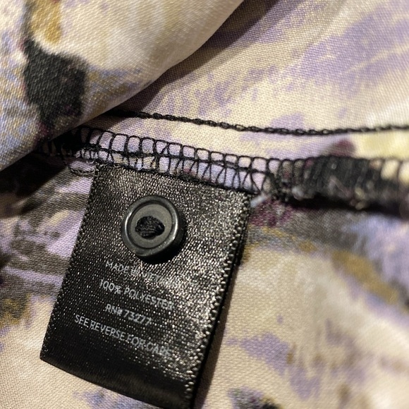 B womens simply Vera casual cap sleeve plus size blouse 2X - Picture 4 of 4